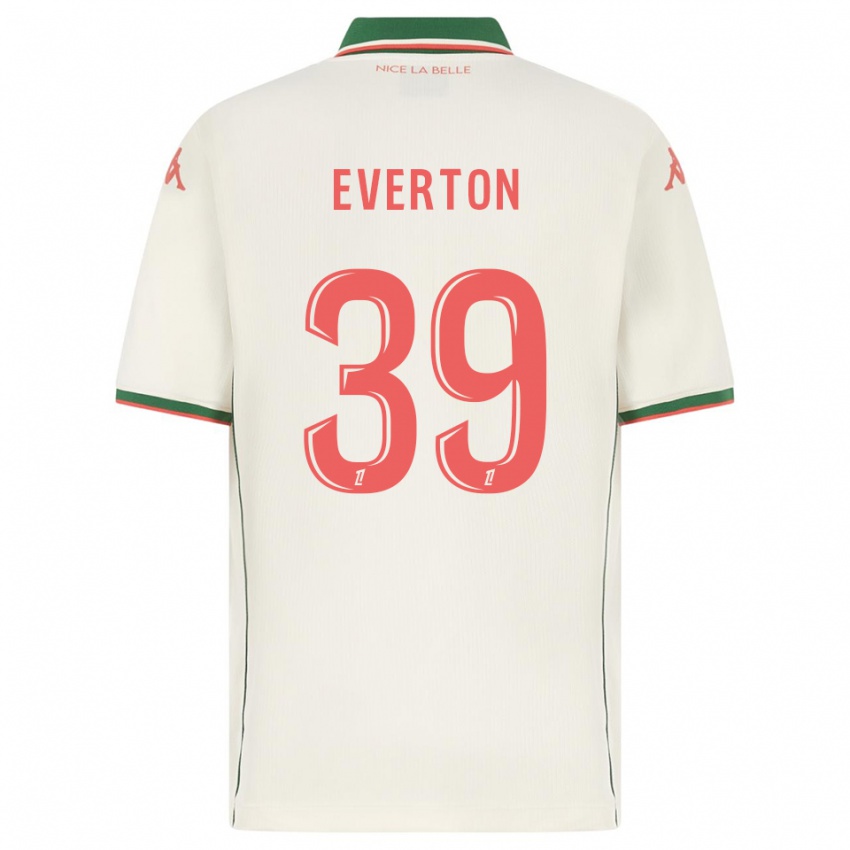 נשים Everton #39 לבן ירוק הרחק ג'רזי 2025/26 חולצה קצרה
