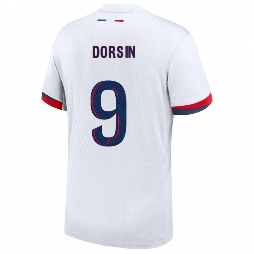 נשים Frøya Dorsin #9 לבן אדום הרחק ג'רזי 2025/26 חולצה קצרה