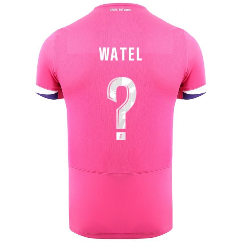 נשים קיליאן וואטל #0 ורוד לבן הרחק ג'רזי 2025/26 חולצה קצרה