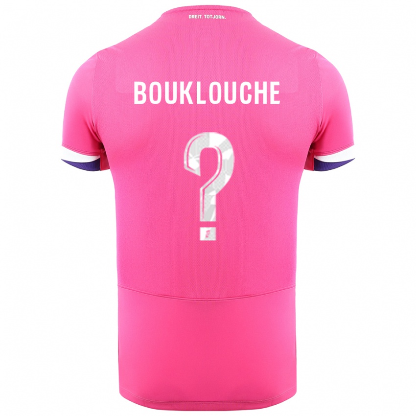 נשים קליאן בוקלוש #0 ורוד לבן הרחק ג'רזי 2025/26 חולצה קצרה