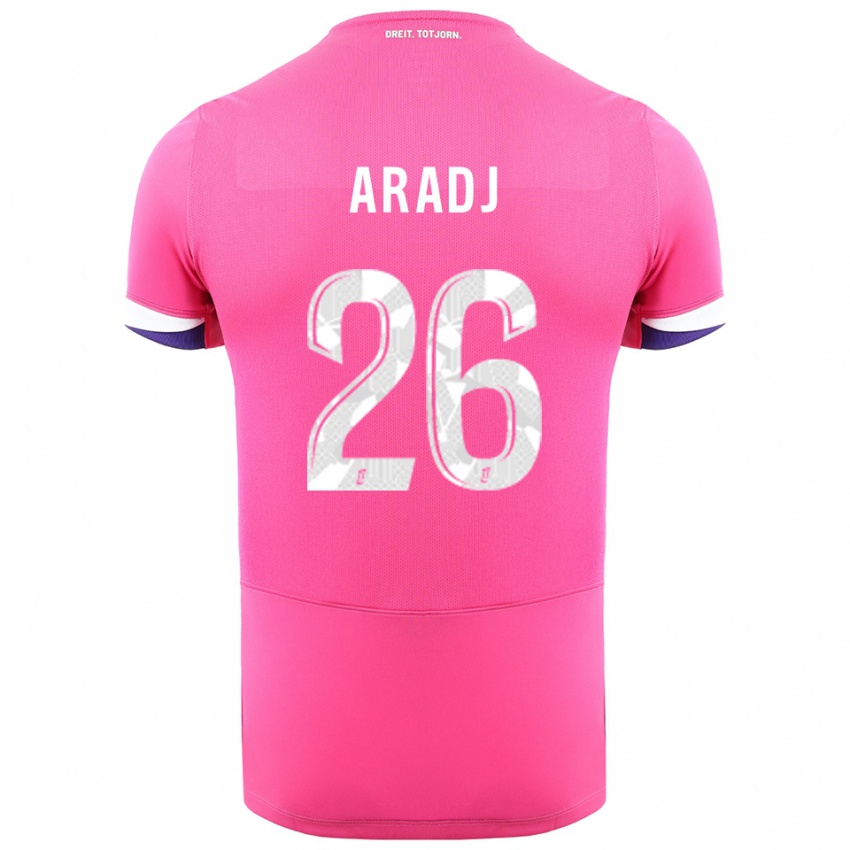 נשים ייליס ארדג' #26 ורוד לבן הרחק ג'רזי 2025/26 חולצה קצרה