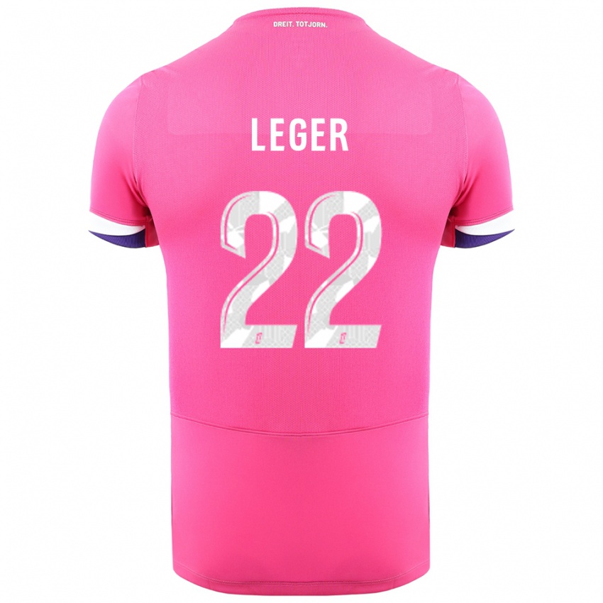 נשים קריסטל לג'ר #22 ורוד לבן הרחק ג'רזי 2025/26 חולצה קצרה