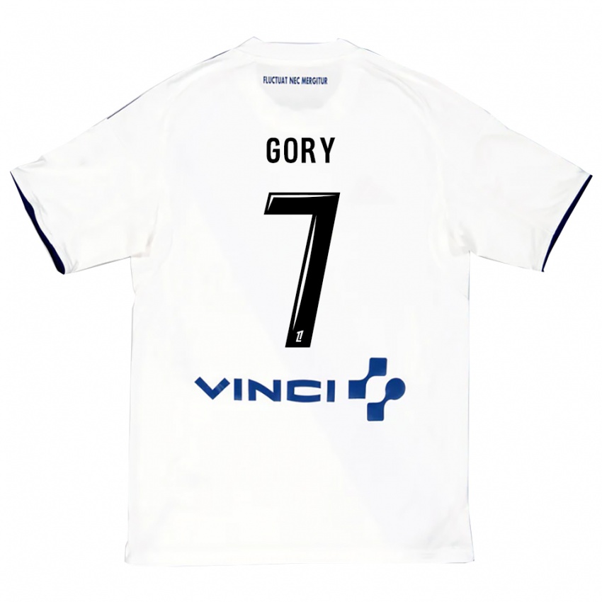 נשים Alimami Gory #7 לבן כחול הרחק ג'רזי 2025/26 חולצה קצרה