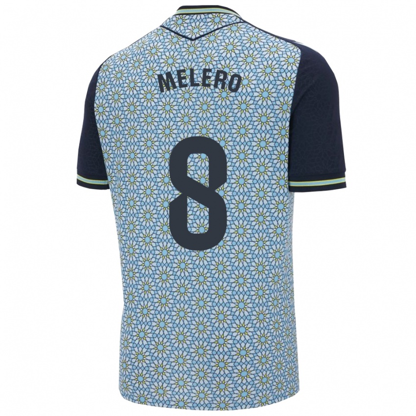 נשים גונזלו מלרו #8 כחול נייבי הרחק ג'רזי 2025/26 חולצה קצרה