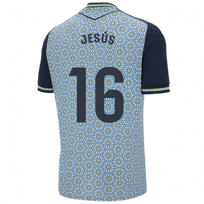 נשים Antonio Jesús #16 כחול נייבי הרחק ג'רזי 2025/26 חולצה קצרה