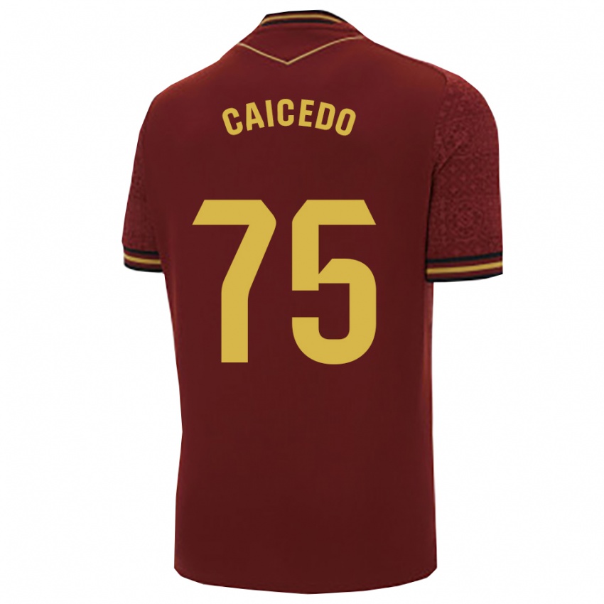 נשים אלפרד לנין קייסדו מינה #75 בורדו זהב הרחק ג'רזי 2025/26 חולצה קצרה