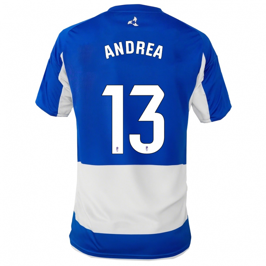 נשים אנדריאה רומרו #13 כחול לבן הרחק ג'רזי 2025/26 חולצה קצרה