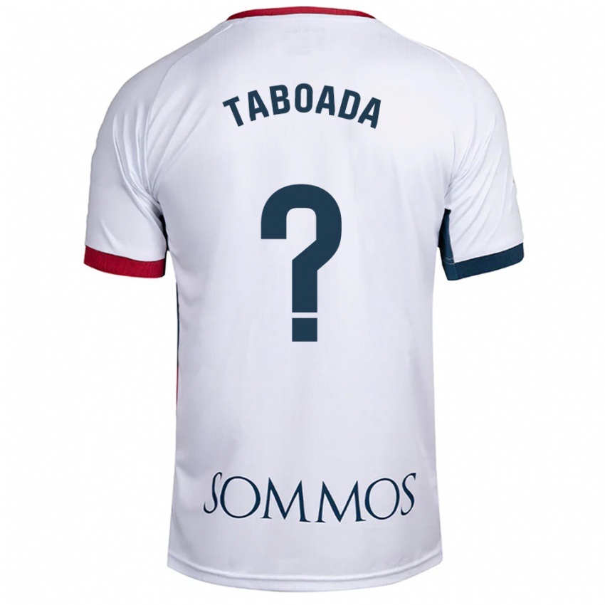 נשים הקטור טבואדה #0 לבן אדום הרחק ג'רזי 2025/26 חולצה קצרה