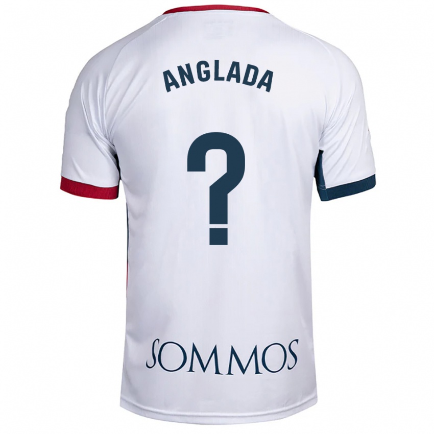 נשים הוגו אנגלדה #0 לבן אדום הרחק ג'רזי 2025/26 חולצה קצרה