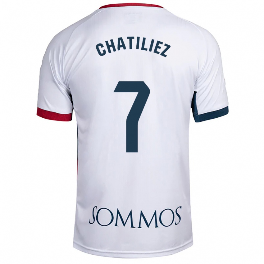 נשים Willy Chatiliez #7 לבן אדום הרחק ג'רזי 2025/26 חולצה קצרה