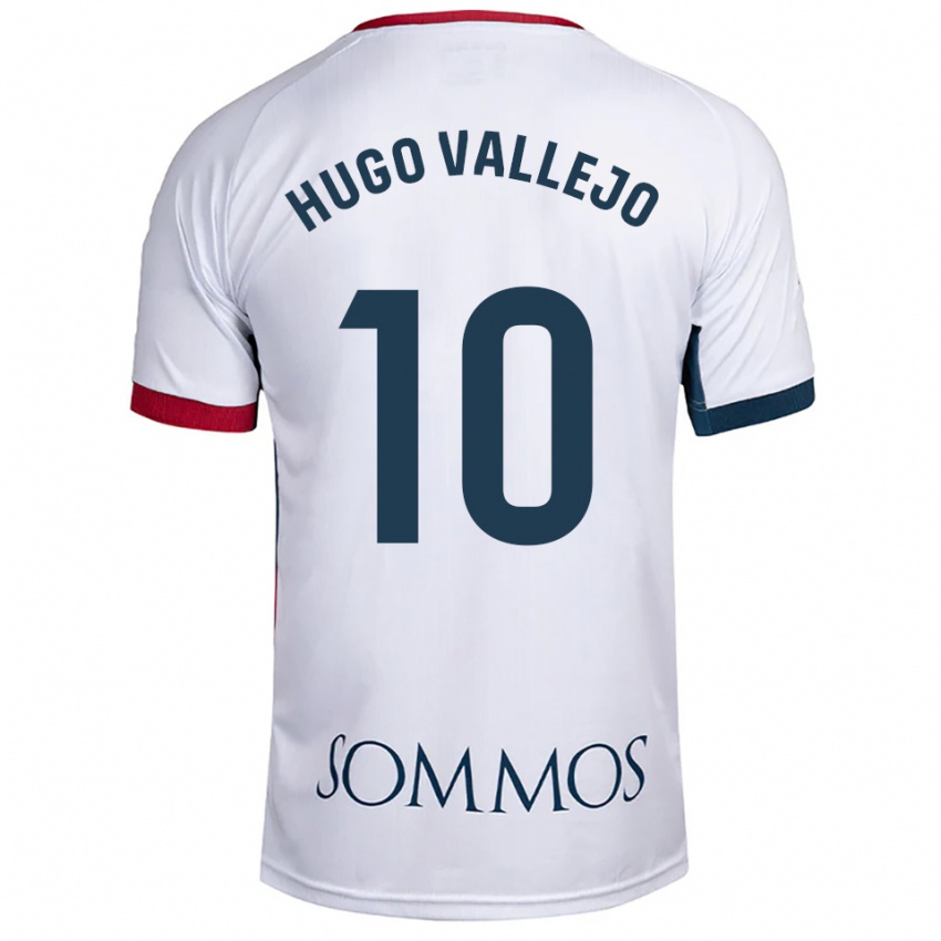 נשים הוגו ואייחו #10 לבן אדום הרחק ג'רזי 2025/26 חולצה קצרה