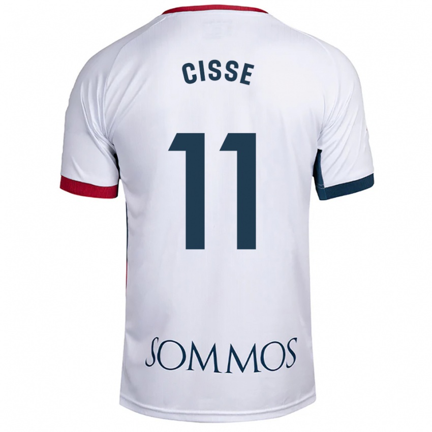 נשים בקארי סיסה #11 לבן אדום הרחק ג'רזי 2025/26 חולצה קצרה