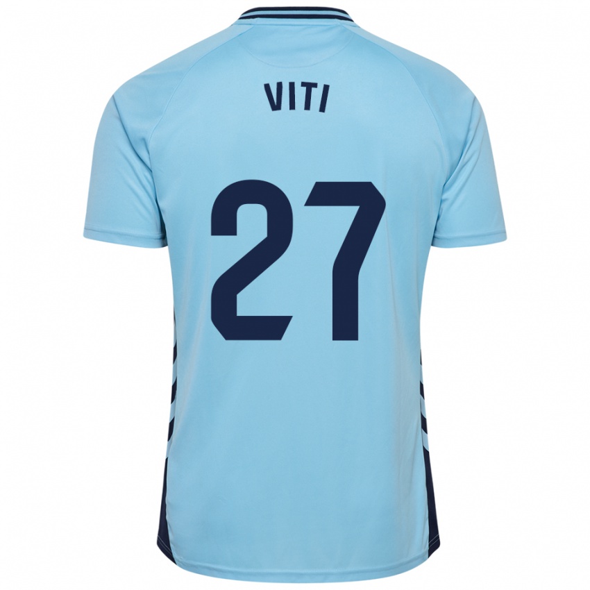 נשים Viti #27 תכלת הרחק ג'רזי 2025/26 חולצה קצרה
