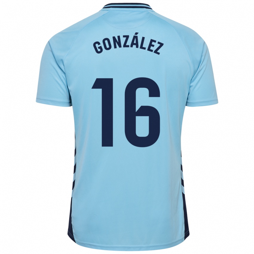 נשים Iñaki González #16 תכלת הרחק ג'רזי 2025/26 חולצה קצרה