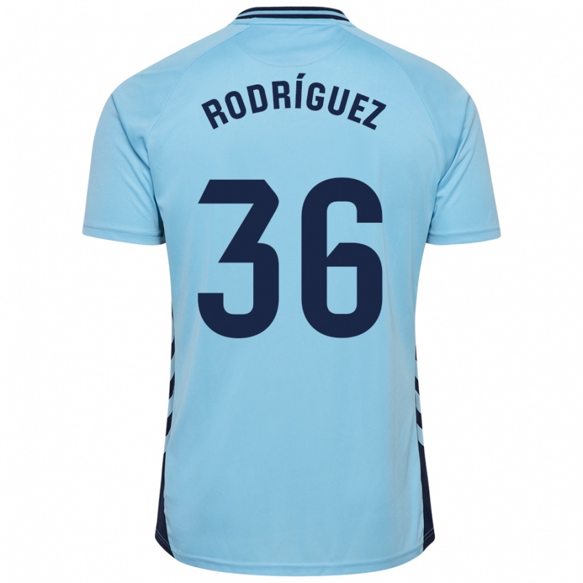 נשים Arturo Rodríguez #36 תכלת הרחק ג'רזי 2025/26 חולצה קצרה