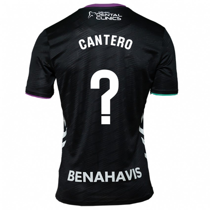 נשים José Cantero #0 שחור סגול ירוק הרחק ג'רזי 2025/26 חולצה קצרה