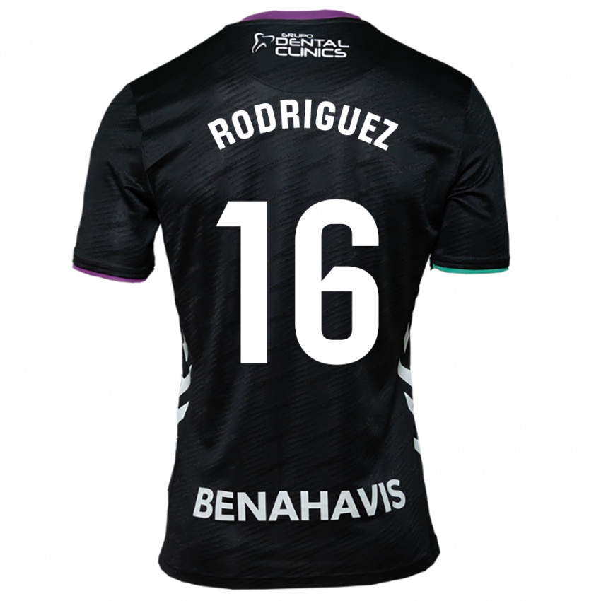 נשים ג׳ינארו רודריגס #16 שחור סגול ירוק הרחק ג'רזי 2025/26 חולצה קצרה