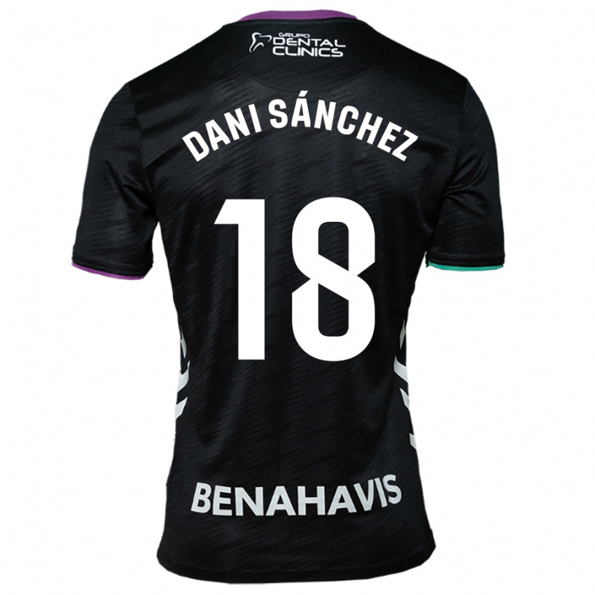 נשים דני סאנצ'ז #18 שחור סגול ירוק הרחק ג'רזי 2025/26 חולצה קצרה