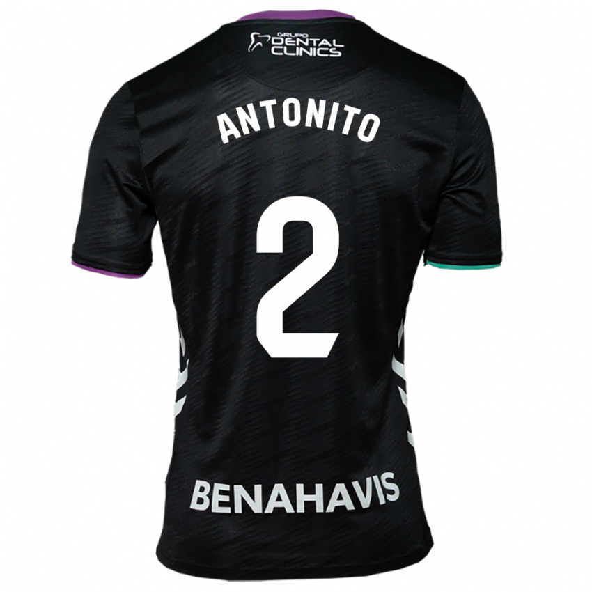 נשים אנטוניטו #2 שחור סגול ירוק הרחק ג'רזי 2025/26 חולצה קצרה