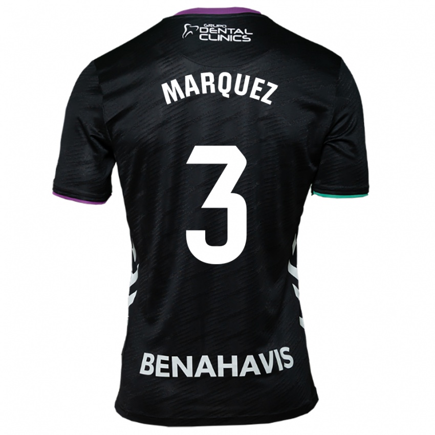 נשים דיוויד מרקז #3 שחור סגול ירוק הרחק ג'רזי 2025/26 חולצה קצרה