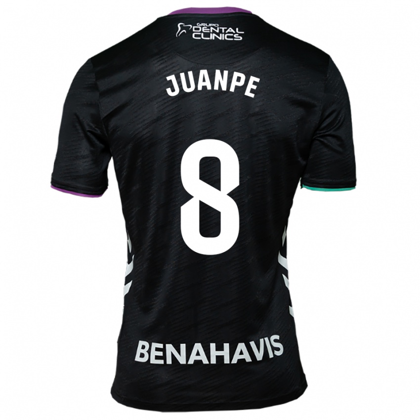 נשים חואנפה #8 שחור סגול ירוק הרחק ג'רזי 2025/26 חולצה קצרה