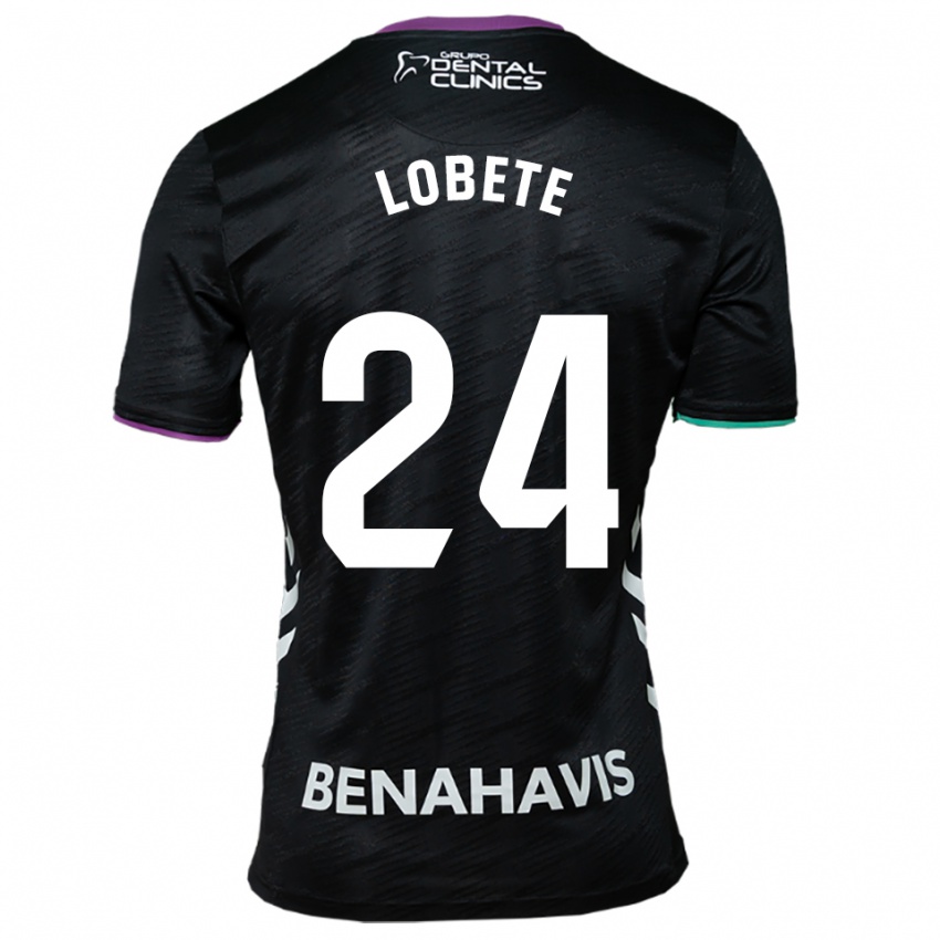 נשים יולן לובטה #24 שחור סגול ירוק הרחק ג'רזי 2025/26 חולצה קצרה