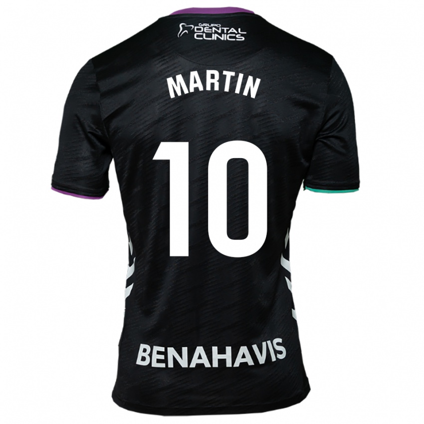 נשים ישו מרטין #10 שחור סגול ירוק הרחק ג'רזי 2025/26 חולצה קצרה