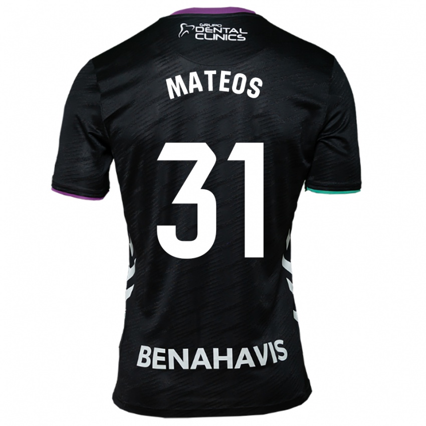 נשים Álex Mateos #31 שחור סגול ירוק הרחק ג'רזי 2025/26 חולצה קצרה