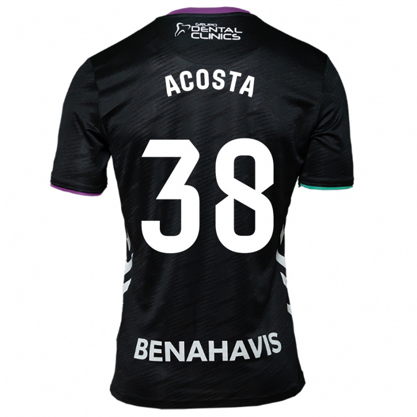 נשים ג'ודית אקוסטה #38 שחור סגול ירוק הרחק ג'רזי 2025/26 חולצה קצרה