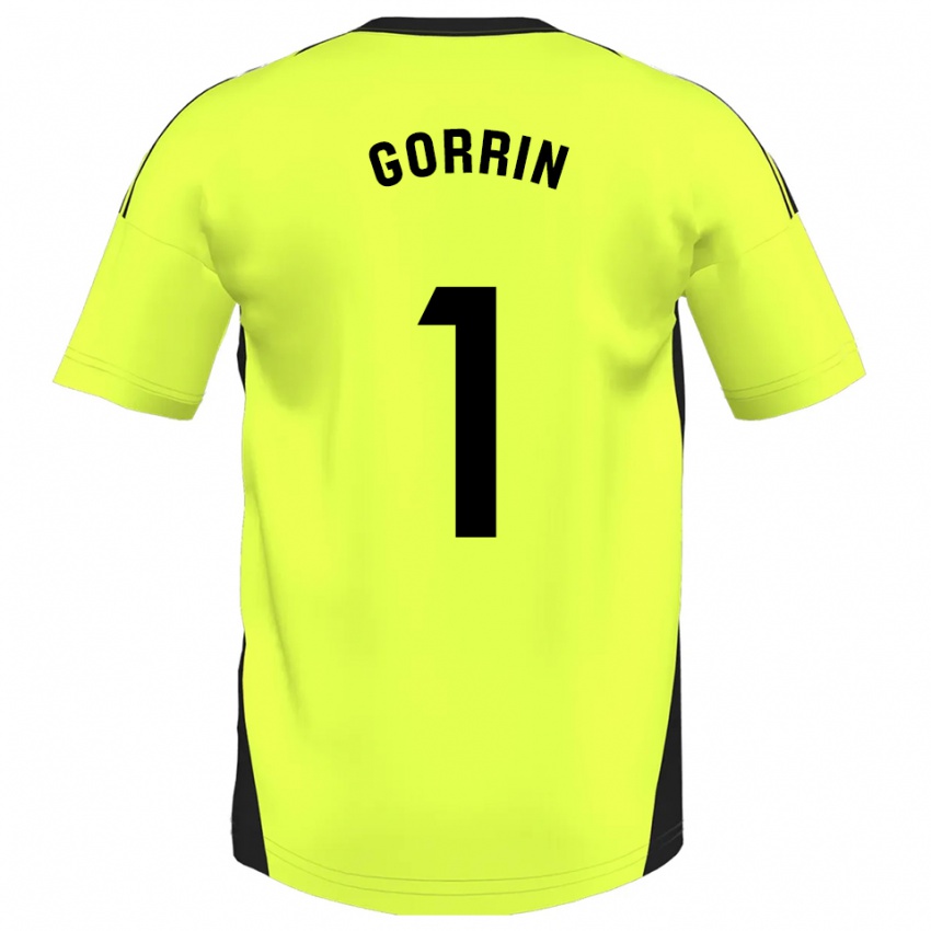 נשים Ale Gorrin #1 צהוב פלואורסצנטי הרחק ג'רזי 2025/26 חולצה קצרה
