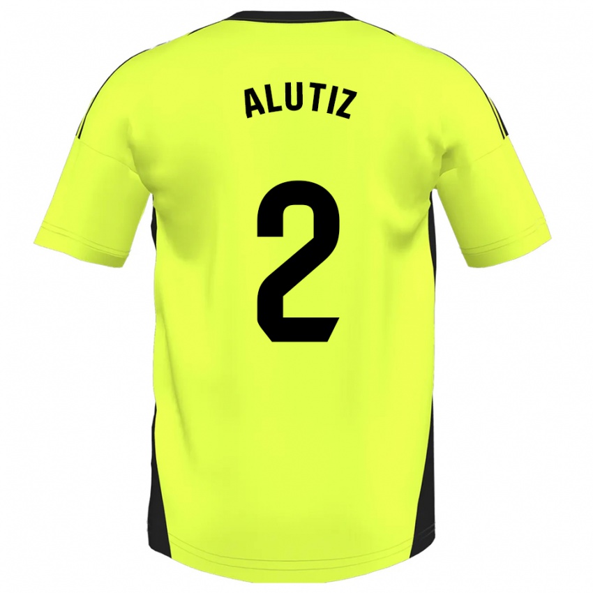 נשים חודי אלוטיז #2 צהוב פלואורסצנטי הרחק ג'רזי 2025/26 חולצה קצרה