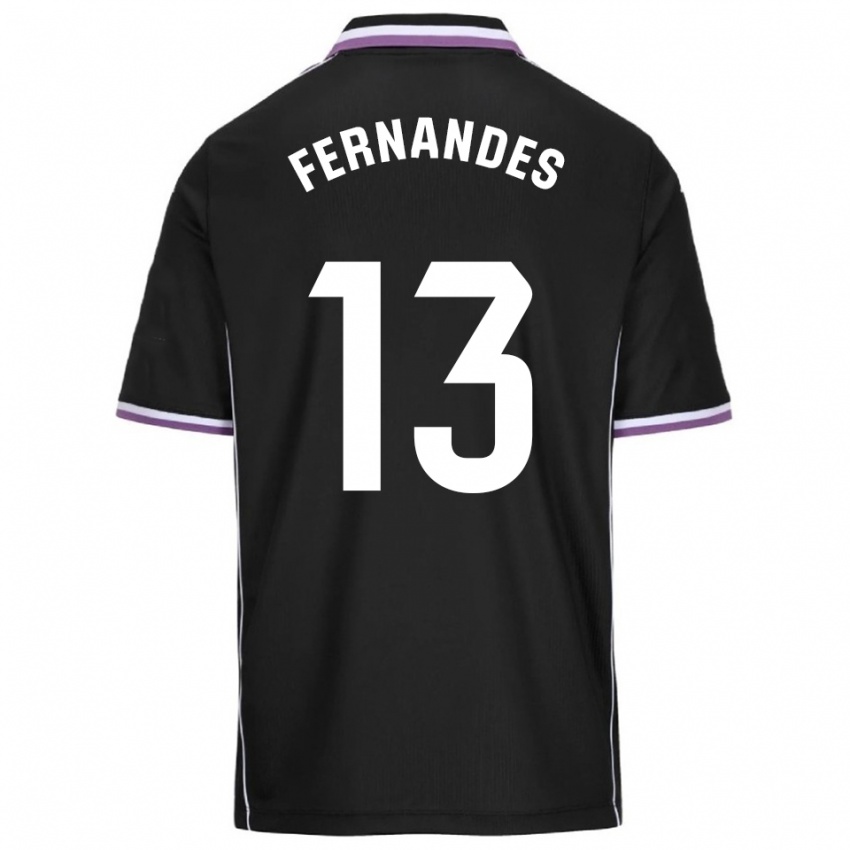 נשים Guilherme Fernandes #13 סגול שחור הרחק ג'רזי 2025/26 חולצה קצרה
