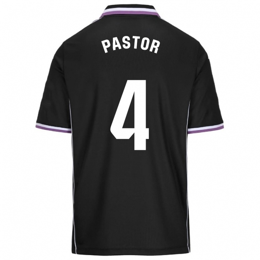 נשים Alba Pastor Rodríguez #4 סגול שחור הרחק ג'רזי 2025/26 חולצה קצרה