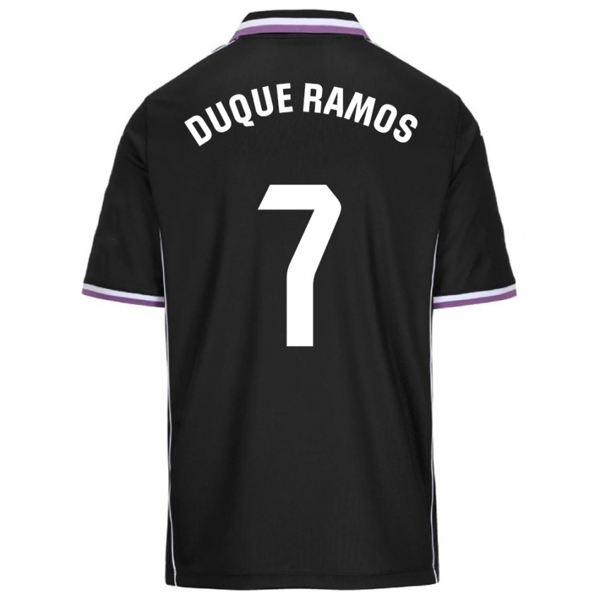 נשים Carmen Duque Ramos #7 סגול שחור הרחק ג'רזי 2025/26 חולצה קצרה