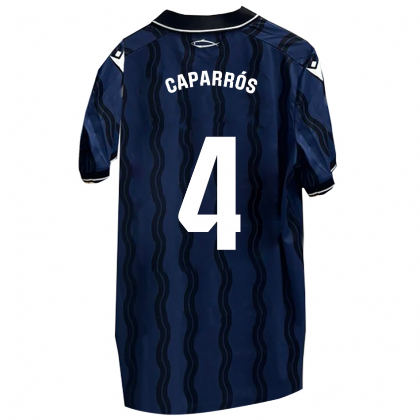 נשים אלברט קפרוס #4 כחול כהה שחור הרחק ג'רזי 2025/26 חולצה קצרה