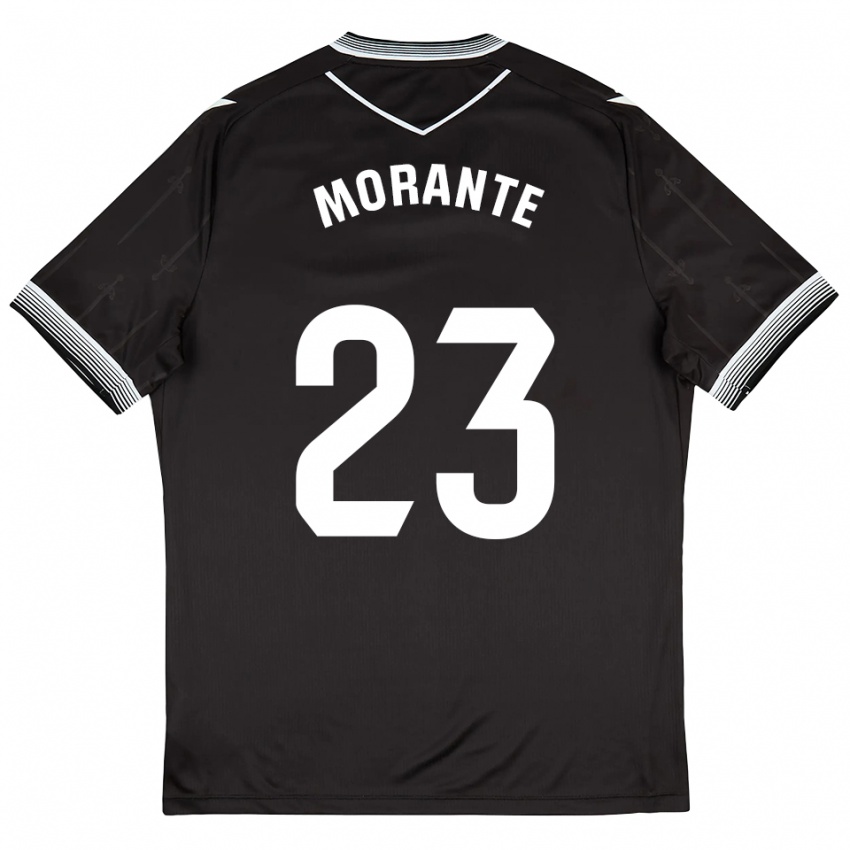 נשים איבן מוראנטה רואיס #23 שחור לבן הרחק ג'רזי 2025/26 חולצה קצרה