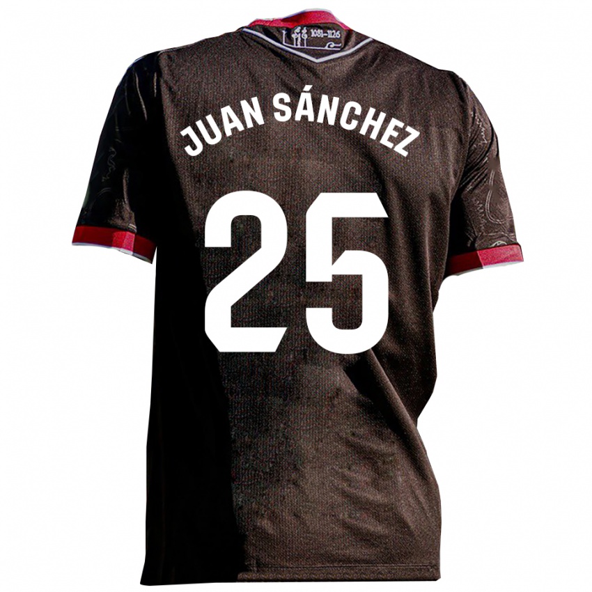 נשים Juan Sánchez #25 שחור אדום הרחק ג'רזי 2025/26 חולצה קצרה