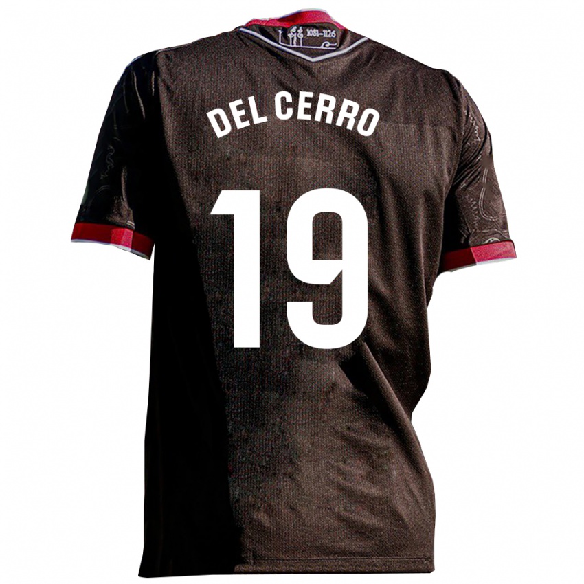 נשים Dani Del Cerro #19 שחור אדום הרחק ג'רזי 2025/26 חולצה קצרה