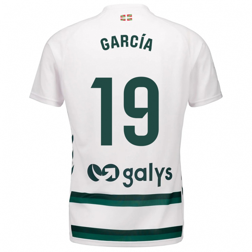 נשים Hugo García #19 לבן ירוק הרחק ג'רזי 2025/26 חולצה קצרה