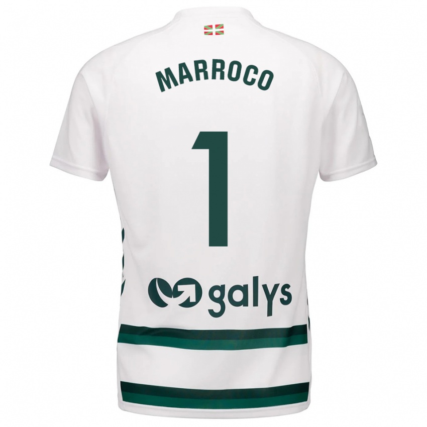 נשים Marc Marroco #1 לבן ירוק הרחק ג'רזי 2025/26 חולצה קצרה