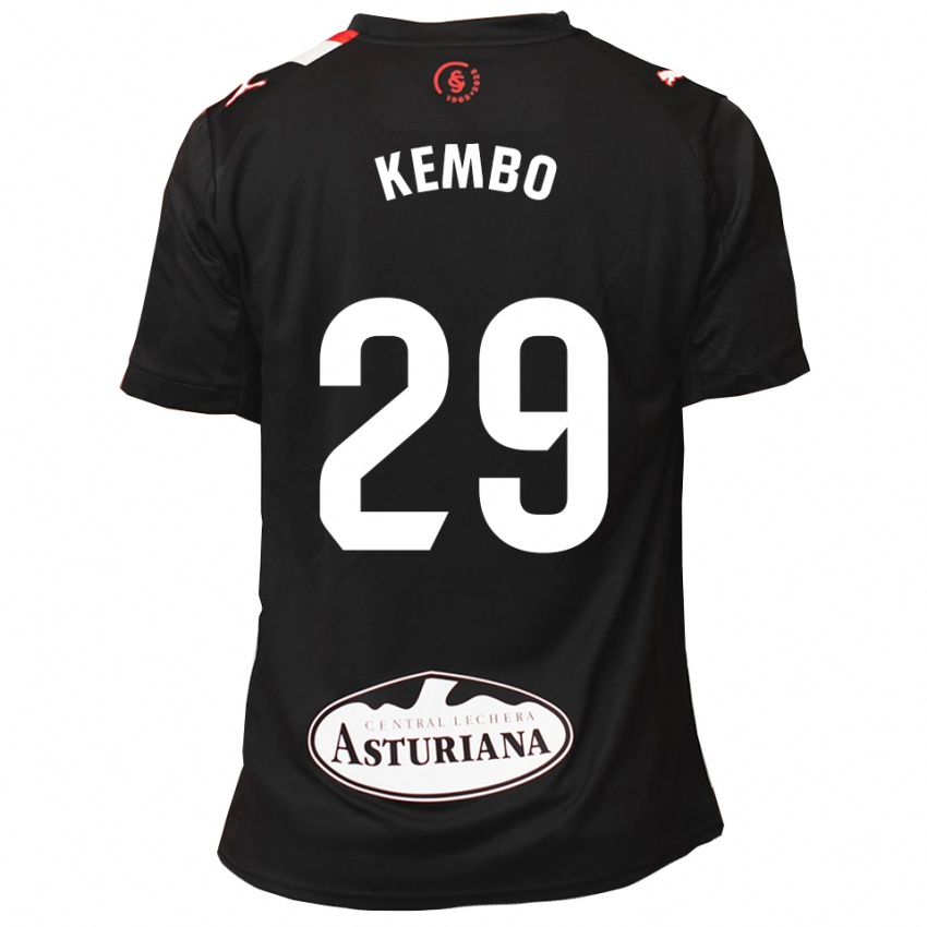 נשים יאן קמבו #29 שחור לבן הרחק ג'רזי 2025/26 חולצה קצרה