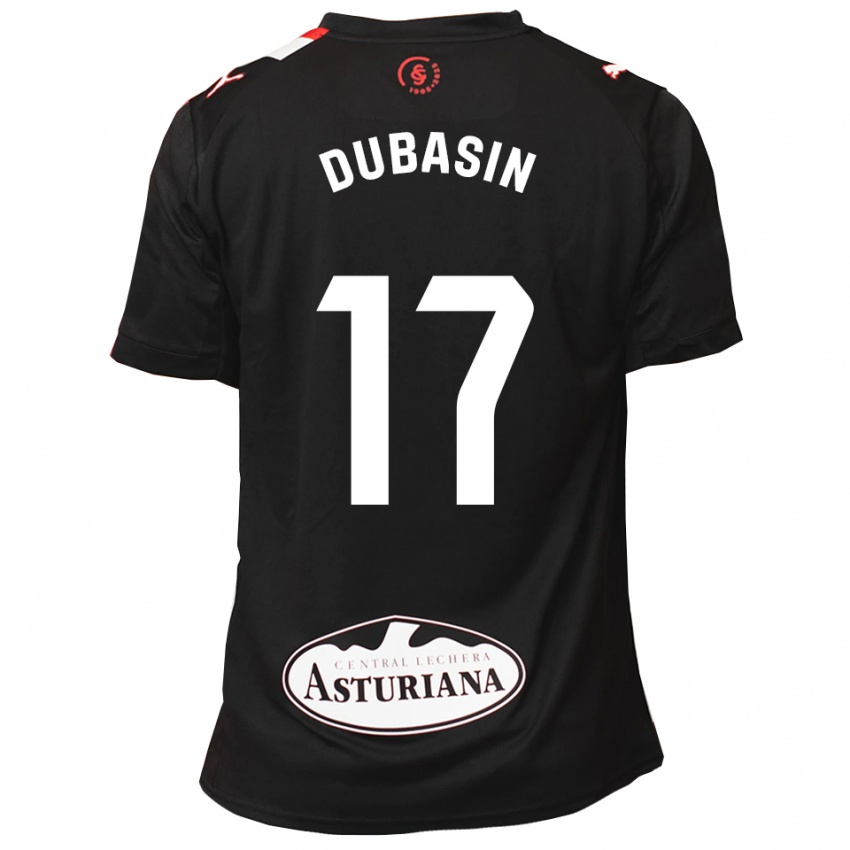 נשים Jonathan Dubasin #17 שחור לבן הרחק ג'רזי 2025/26 חולצה קצרה