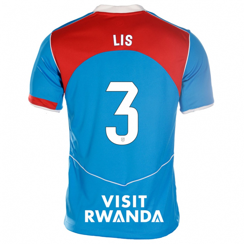 נשים אדריאן ליס #3 כחול לבן ג'רזי קיט שלישי 2025/26 חולצה קצרה