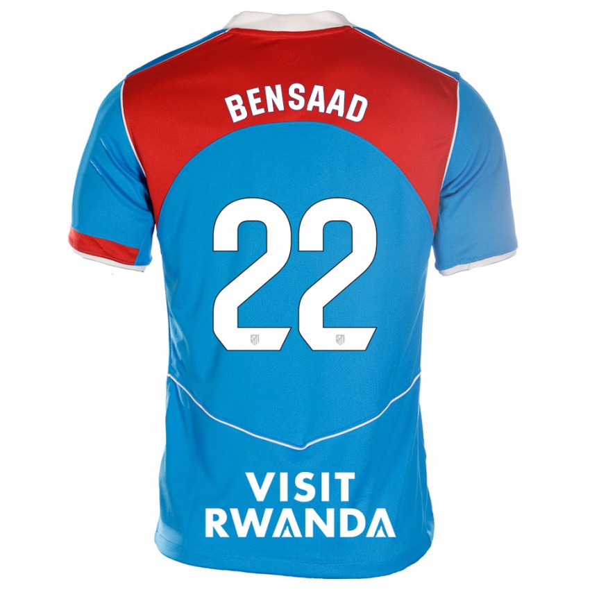 נשים עדנאן בנסאד #22 כחול לבן ג'רזי קיט שלישי 2025/26 חולצה קצרה