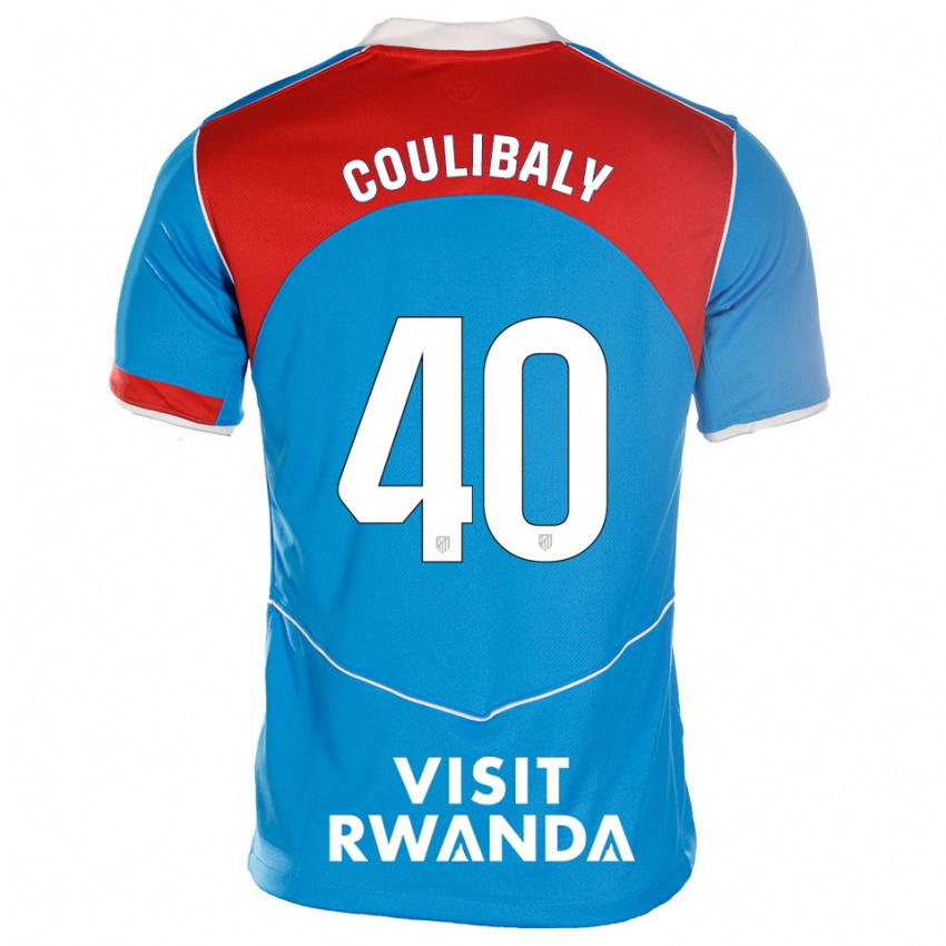 נשים איזן קוליבאלי מארקס #40 כחול לבן ג'רזי קיט שלישי 2025/26 חולצה קצרה