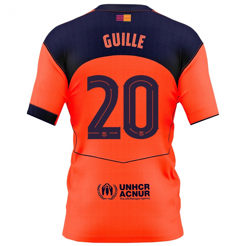 נשים גוויל פרננדס #20 כתום נייבי ג'רזי קיט שלישי 2025/26 חולצה קצרה