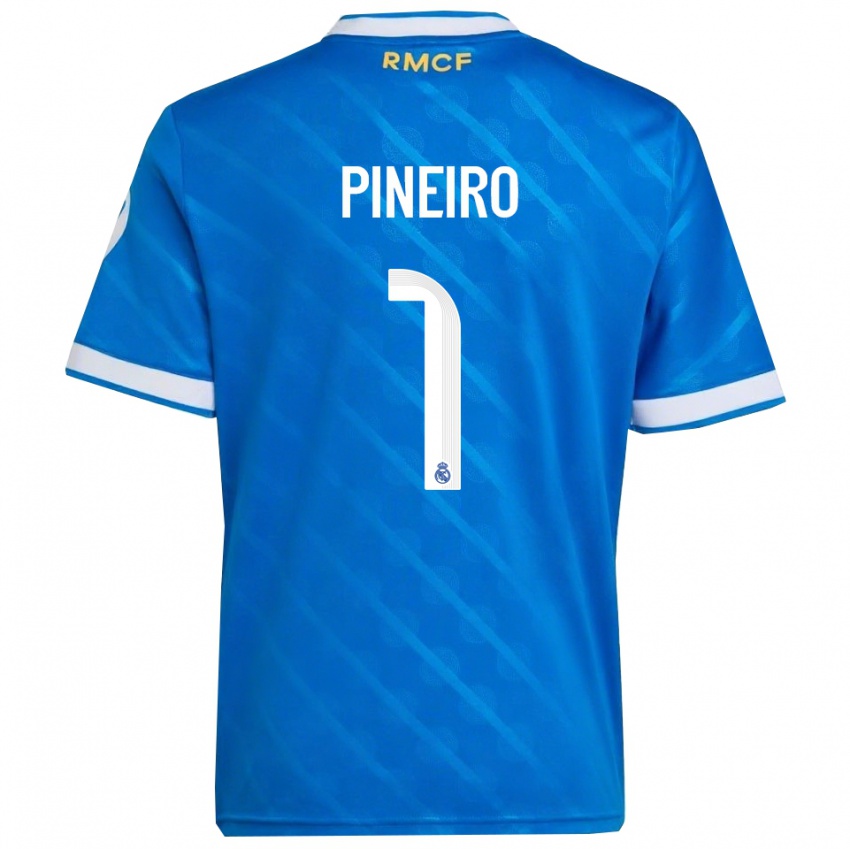 נשים דייגו פיניירו #1 כחול לבן ג'רזי קיט שלישי 2025/26 חולצה קצרה