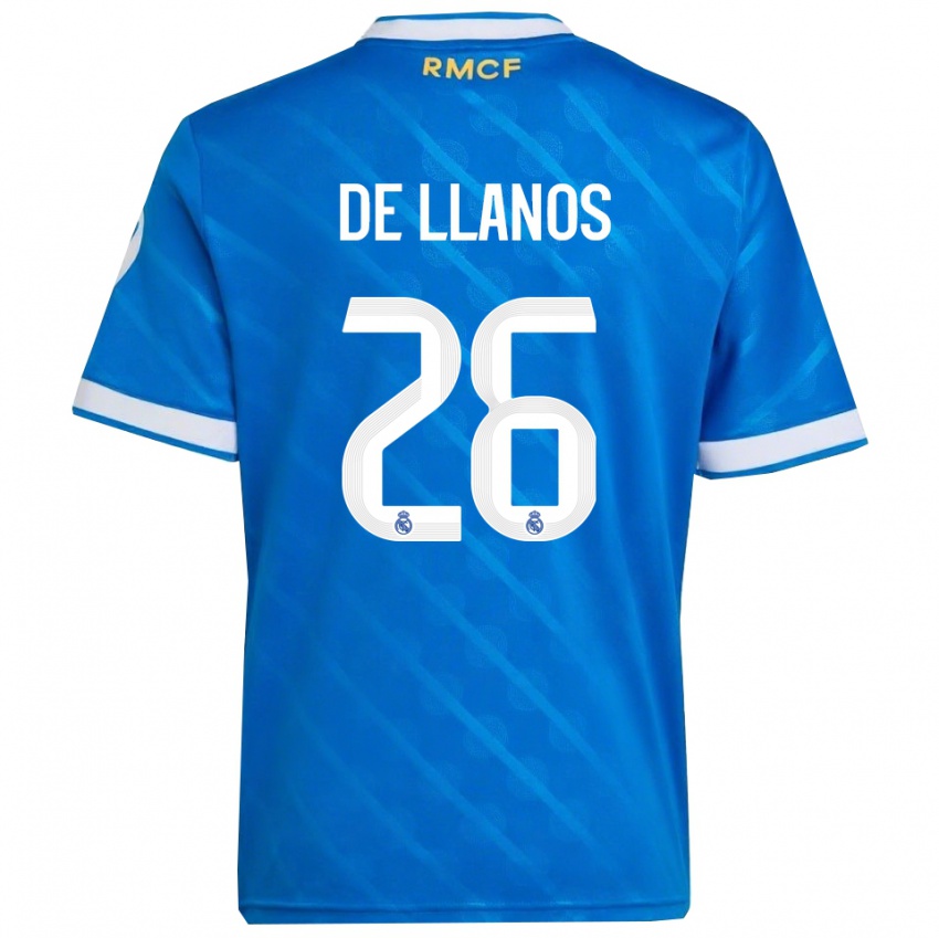 נשים יו מלנוס #26 כחול לבן ג'רזי קיט שלישי 2025/26 חולצה קצרה