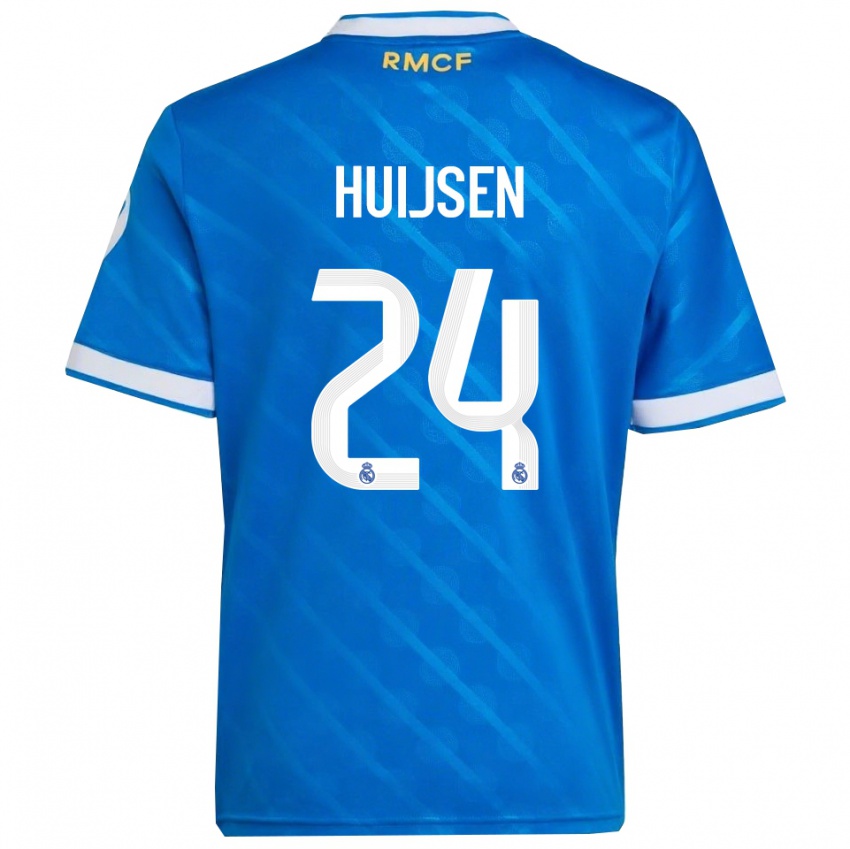 נשים דין הייסן #24 כחול לבן ג'רזי קיט שלישי 2025/26 חולצה קצרה