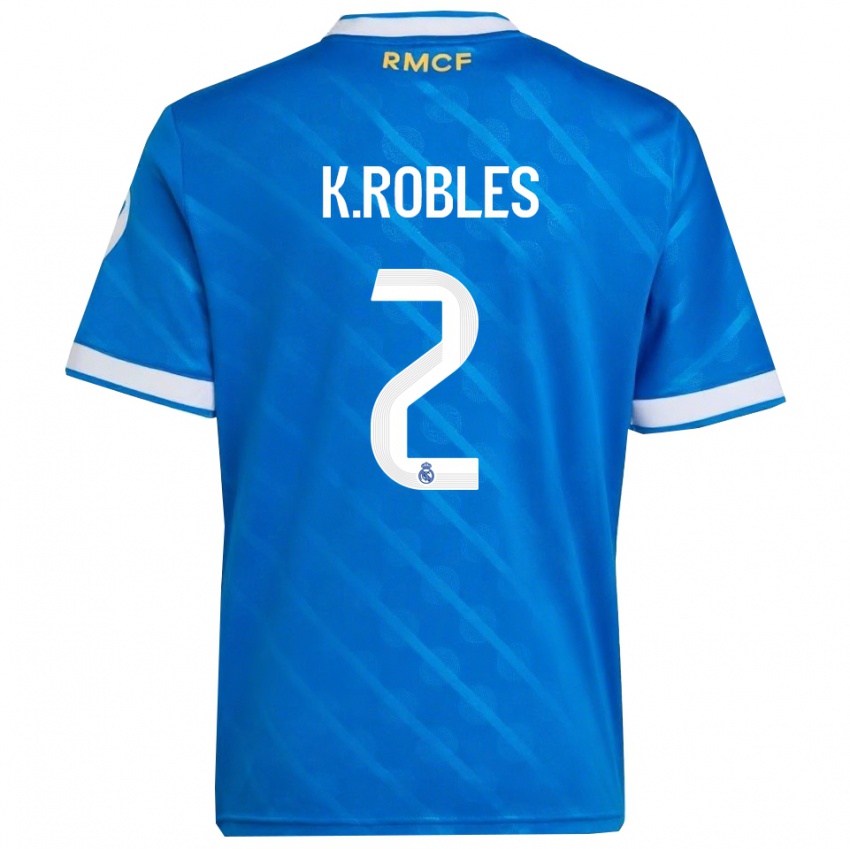 נשים קנטי רובלס #2 כחול לבן ג'רזי קיט שלישי 2025/26 חולצה קצרה